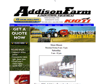 Tablet Screenshot of addisonfarm.com